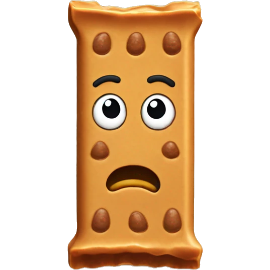 sad protein bar  emoji