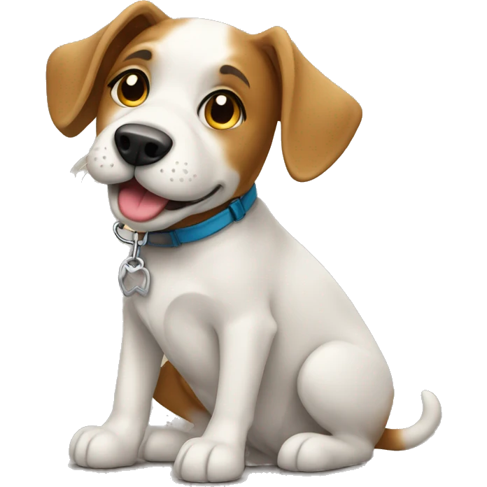 create goodmorning with dog emoji