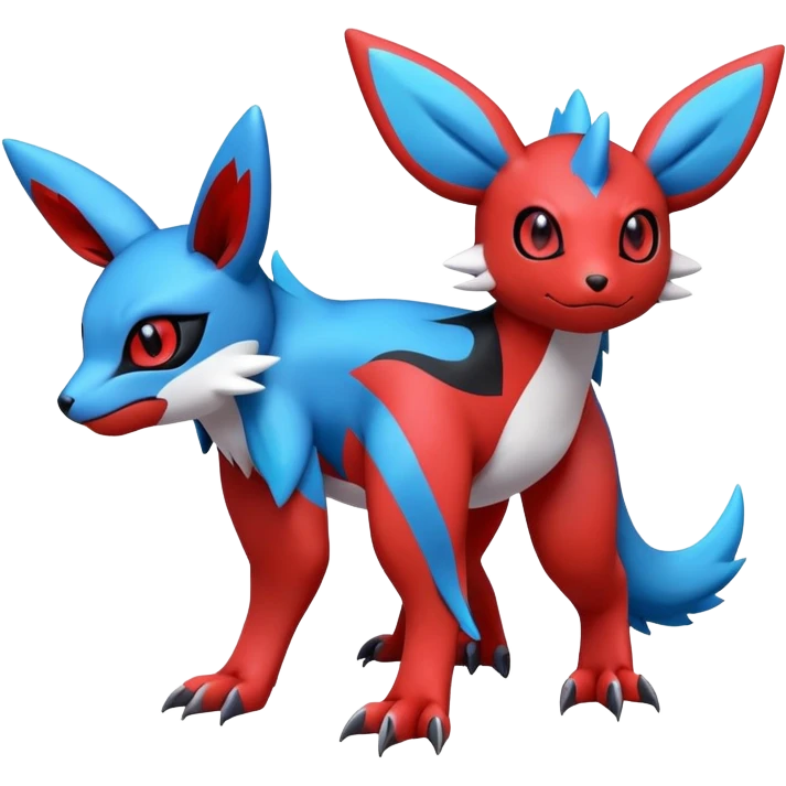  Cute Guilmon-Latias-Umbreon-Fakémon-hybrid-creature (full body)  emoji