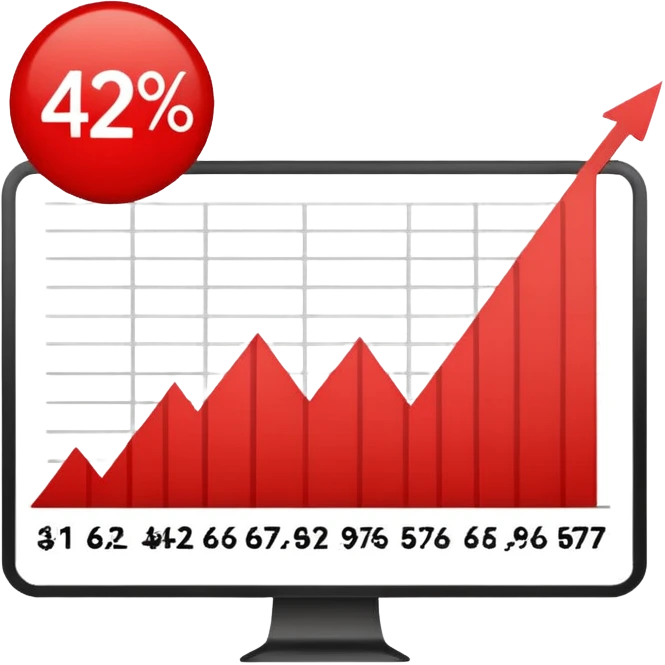 graph high price getting high 4.2% emoji
