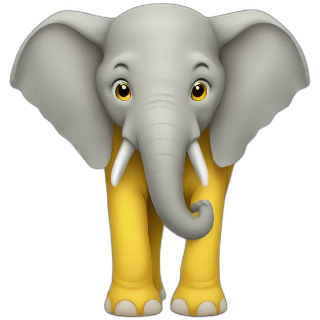 yellow-elephant emoji