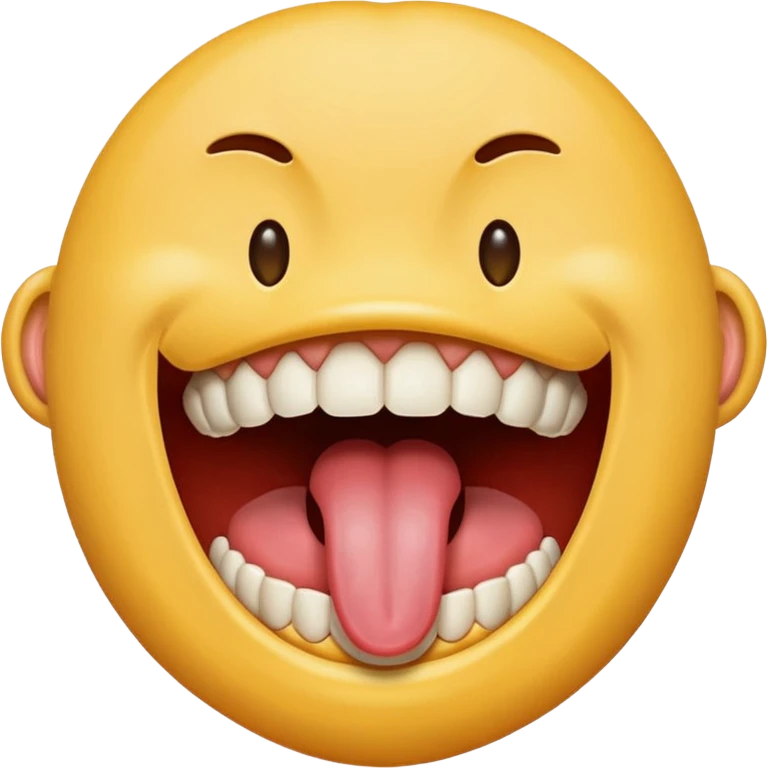 full mouth eating emoji emoji