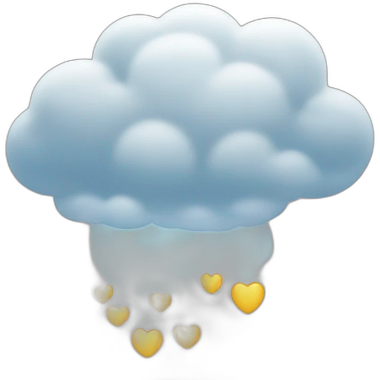 Cloud emoji