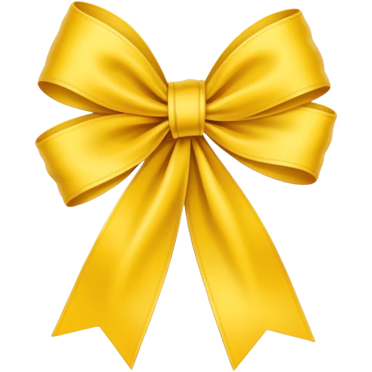 Sarı kurdele  emoji