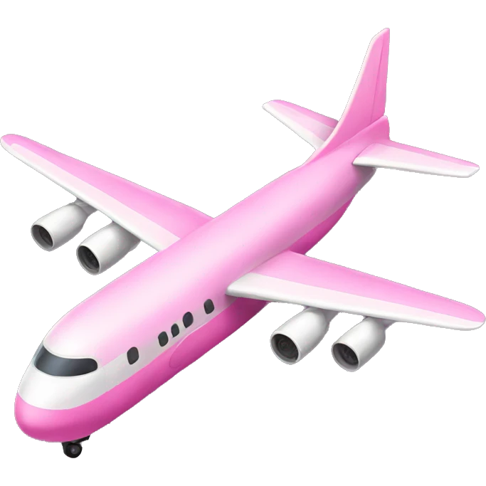 Pink plane emoji