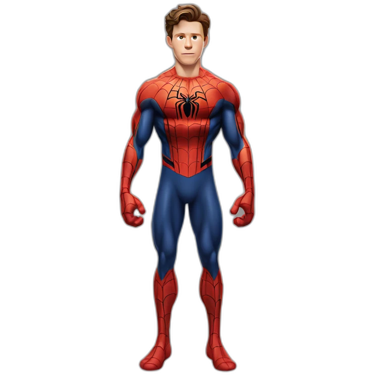 Tom Holland spiderman bodybuilder emoji