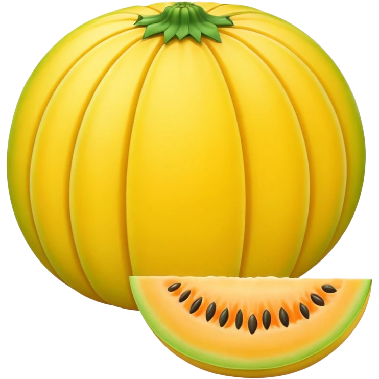 yellow melon uncut emoji