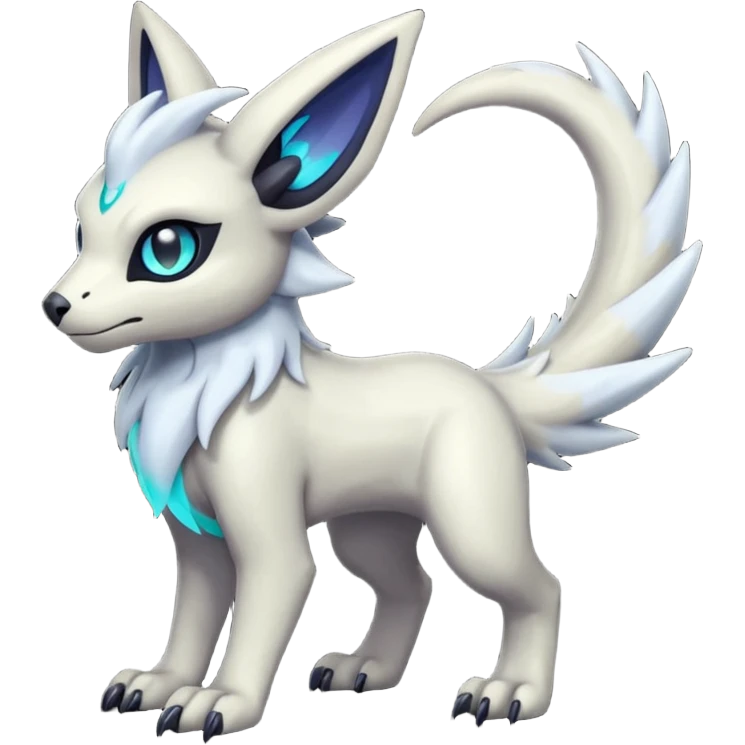 Eldritch Spooky Scary Linoone-Absol-Trico-Hybrid (Full body) emoji