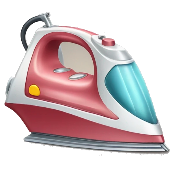 Clothes iron and an iPhone combined into one  emoji