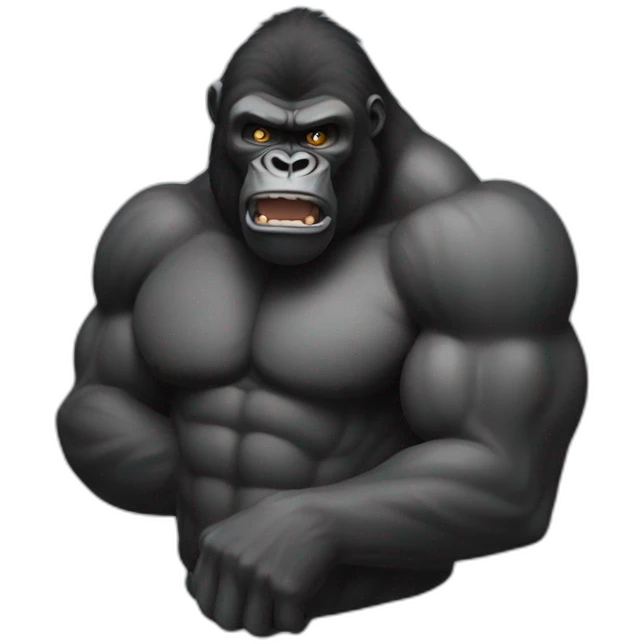 Muscle gorille emoji