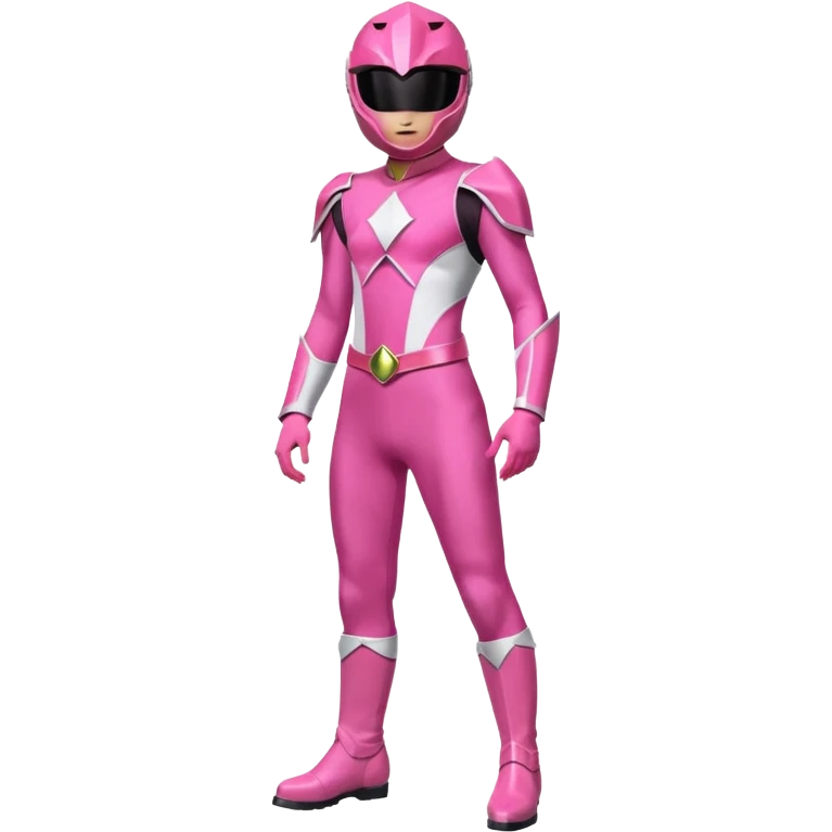 Pink power ranger emoji