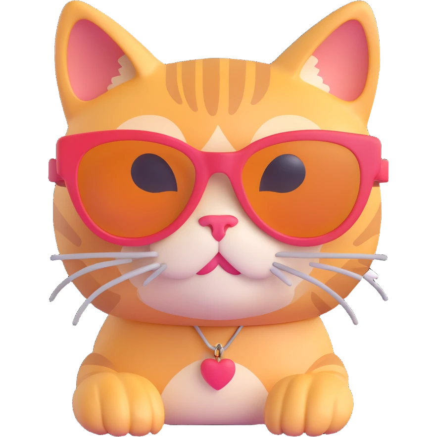 cat wearing sunglasses emoji