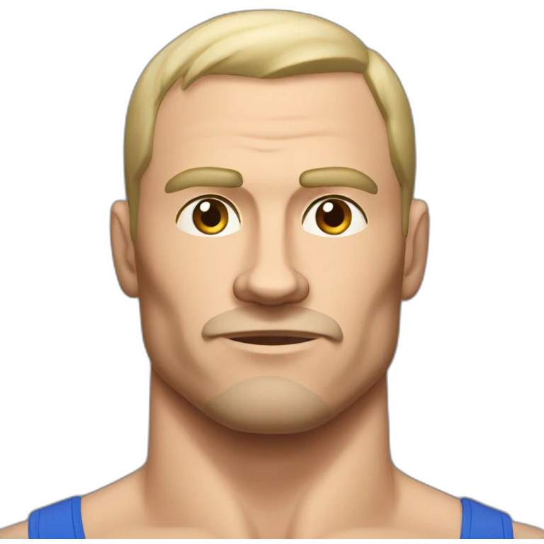 russian guy with a lot of muscles named nikita  emoji