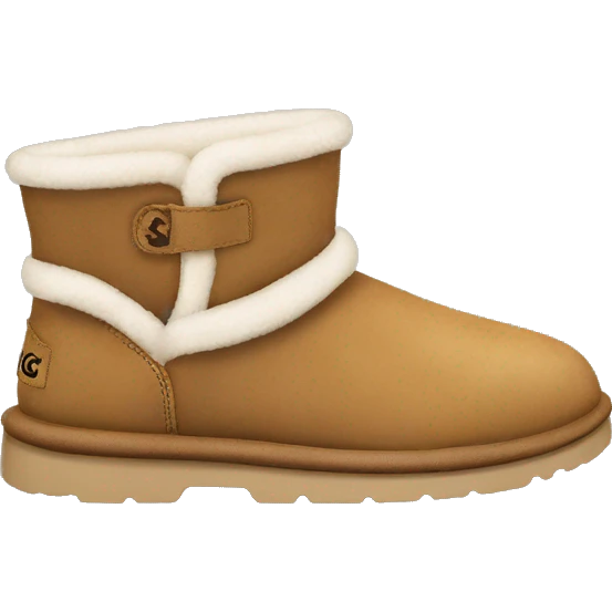 1 pair of ugg tasman emoji