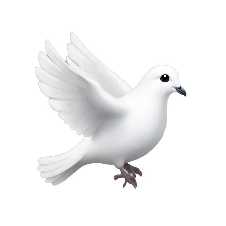 White dove emoji