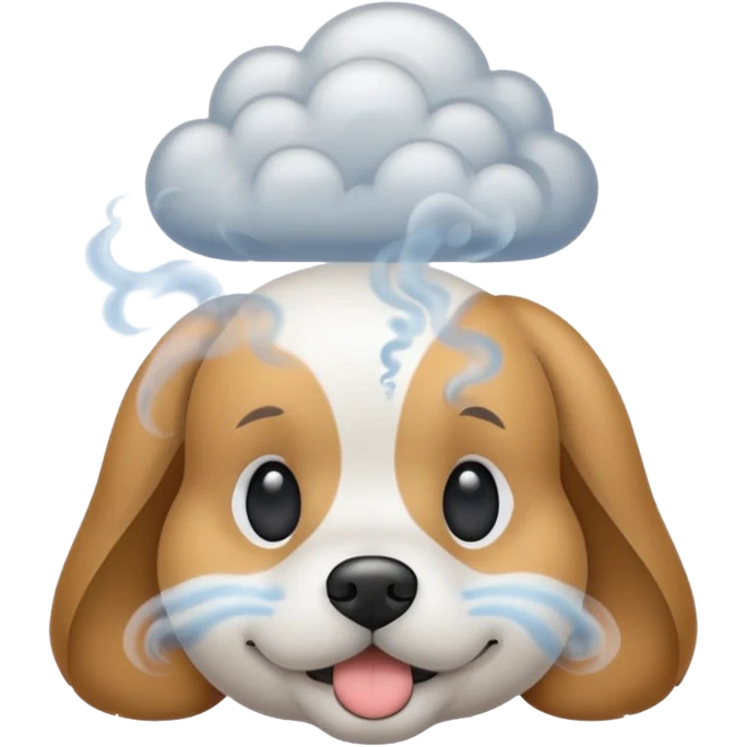 doggie smoke weed emoji