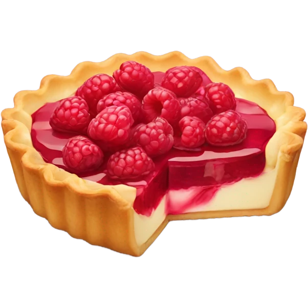 raspberry tart emoji