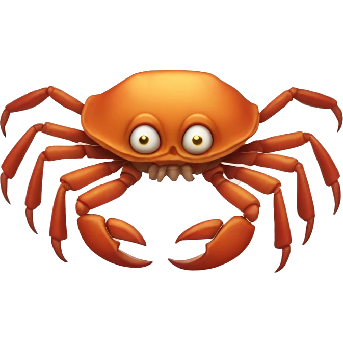 Scary dead crab  emoji