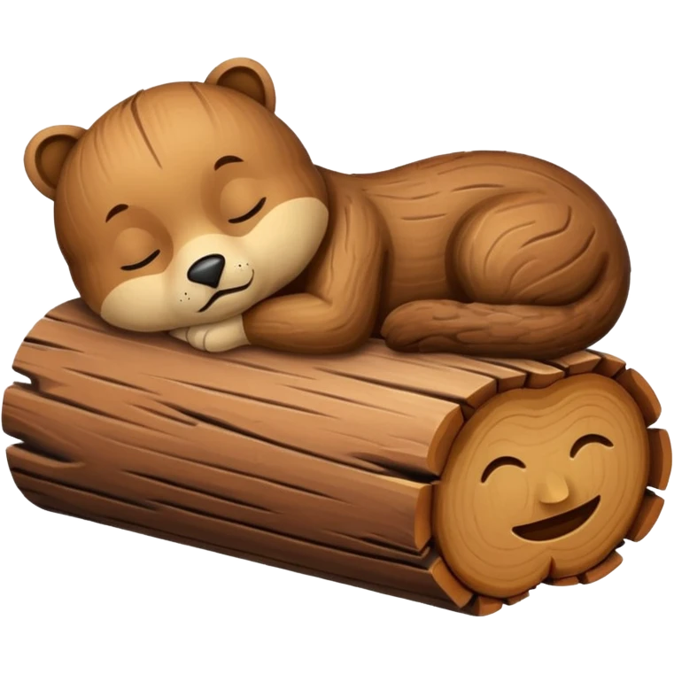 sleeping log emoji