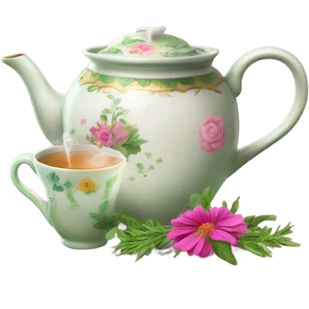Surprising tea emoji