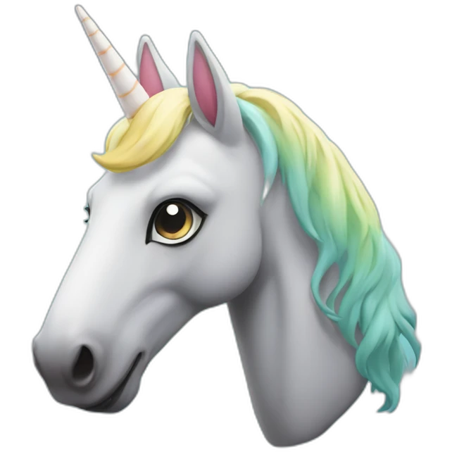 Licorne Bulles emoji