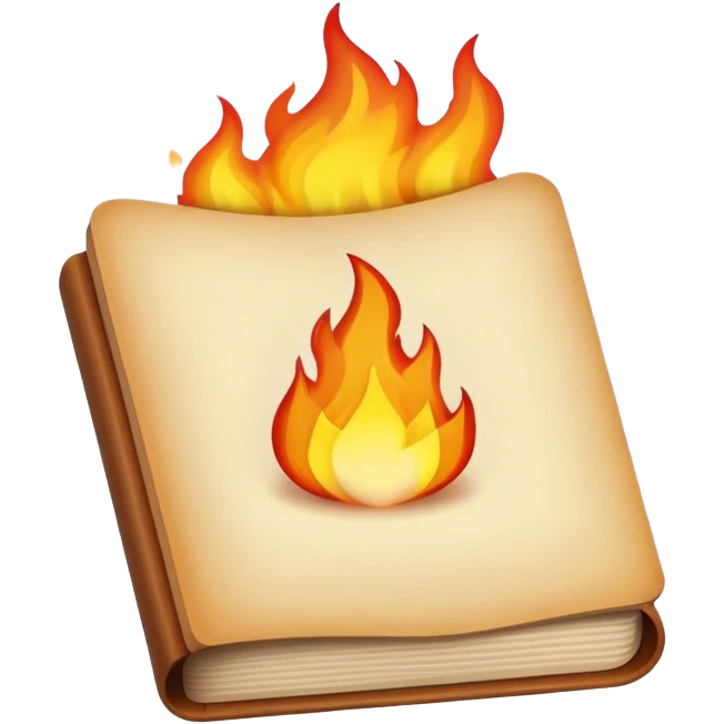 burning page emoji