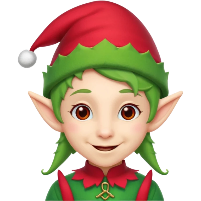Christmas elf emoji