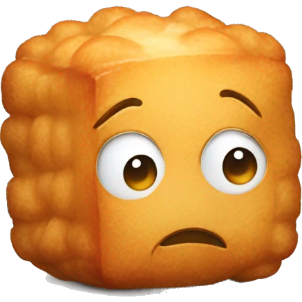 Tater tot with a tear emoji