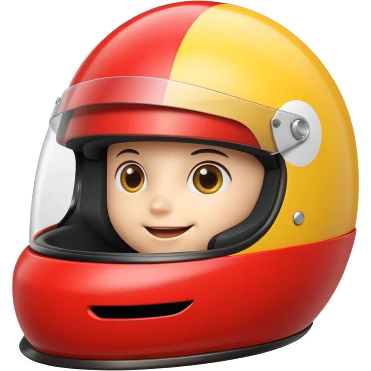 Sweet happy egg in formula 1 car emoji
