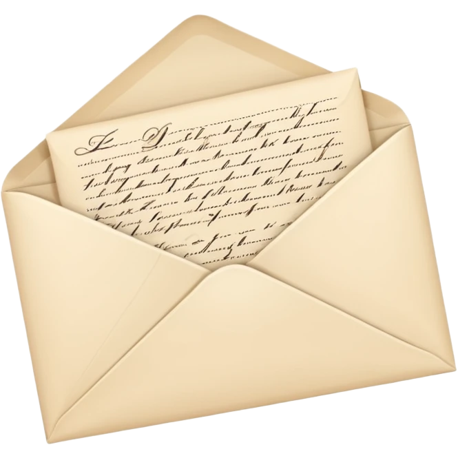 letter in an envelope emoji