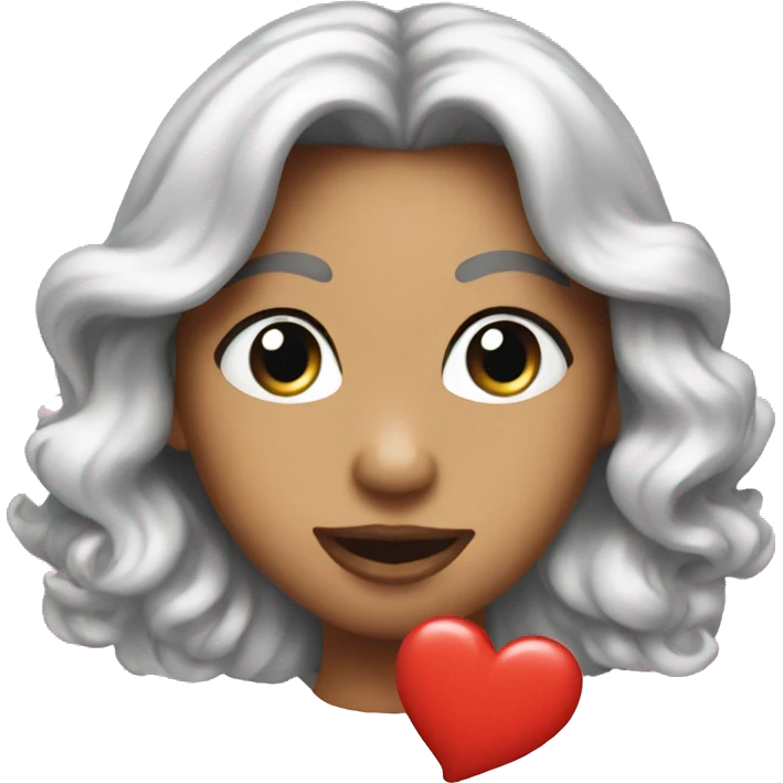 Coquette heart emoji