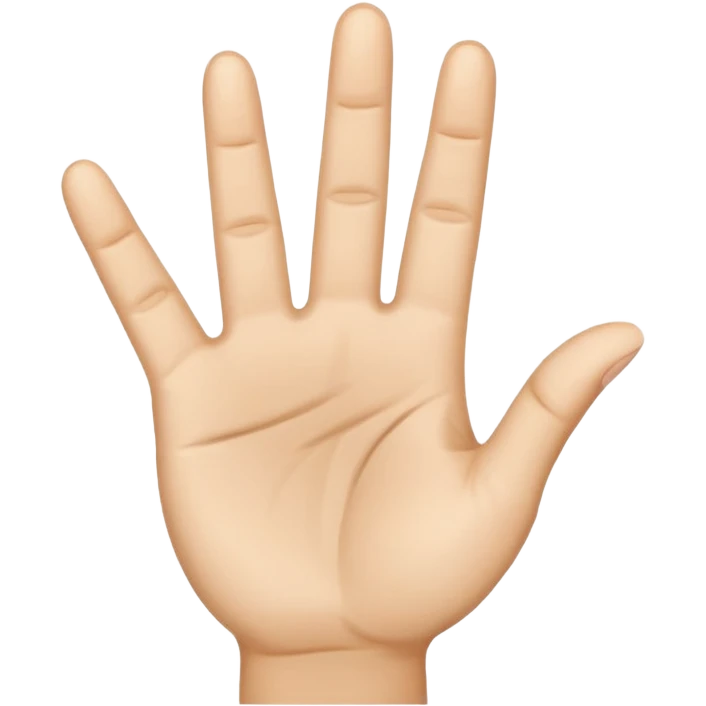 The ok hand emoji but with the 2 fingers spread apart emoji