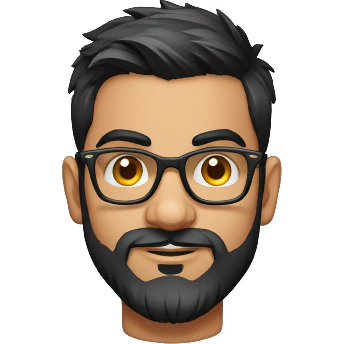 Virat Kohli with glasses  emoji