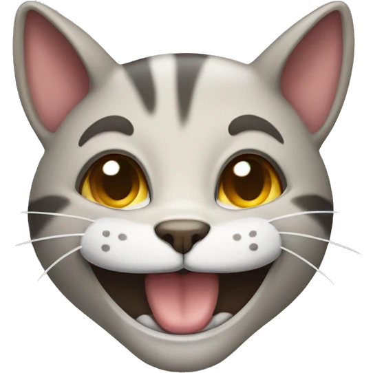 Grinning Face cat emoji