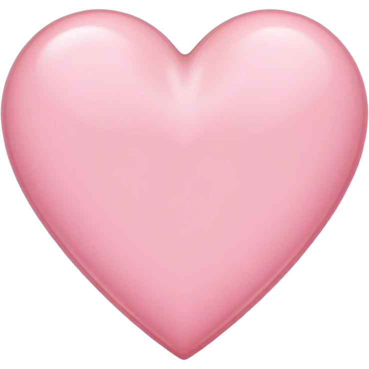 Light pink heart emoji