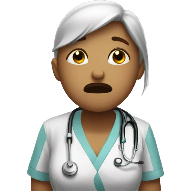 Nursing student crying emoji