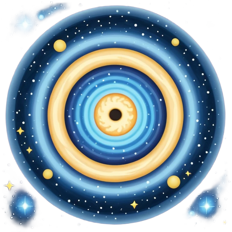 The cartwheel galaxy emoji