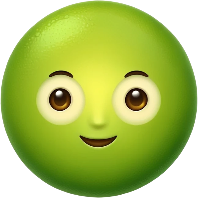 green lemon emoji