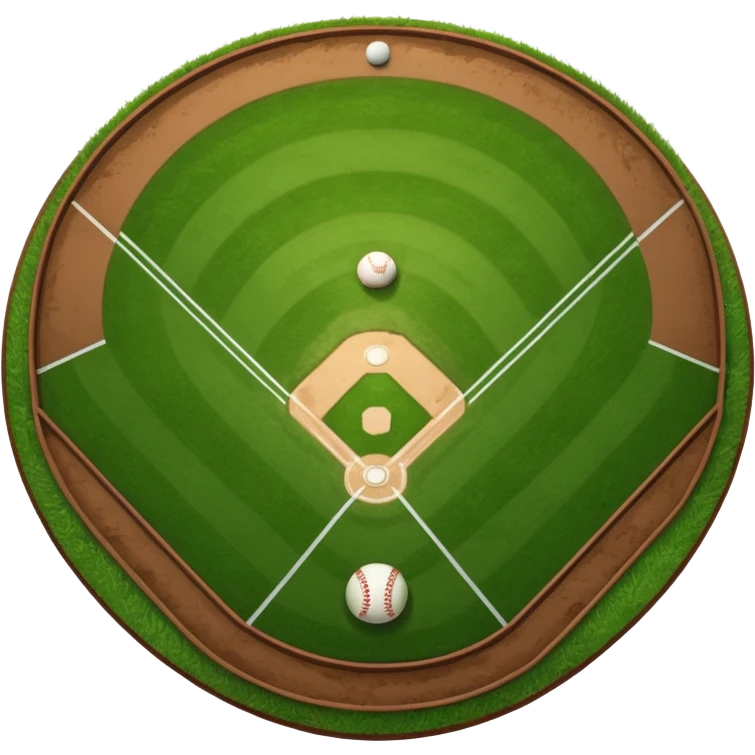 Baseball diamond from above emoji