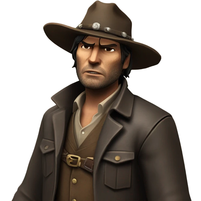 John Marston from read dead redemption emoji