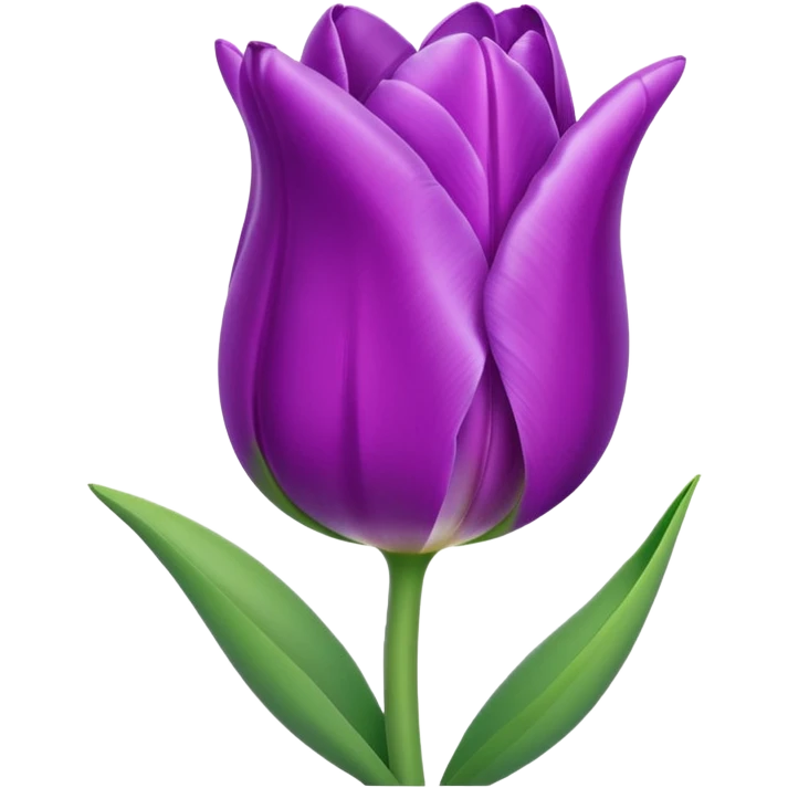 tulip purple emoji