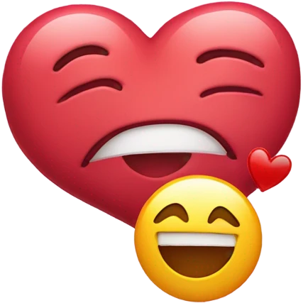 Hearts and wink face emoji