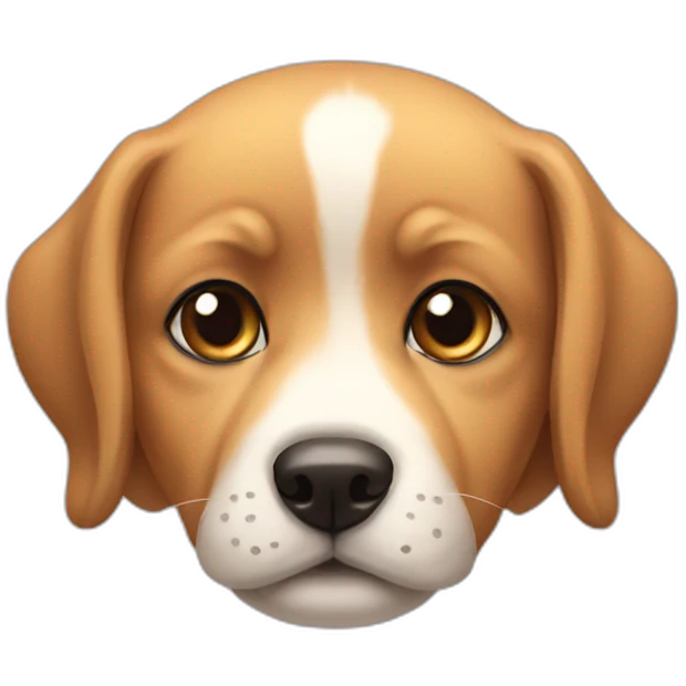 Chien cute emoji