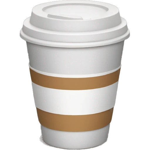 Disposable coffee cup emoji