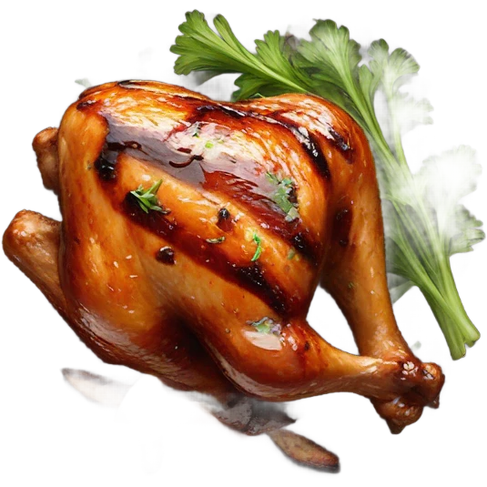 grilled bbq chicken  emoji