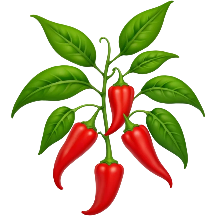 pepper plant, full plant emoji