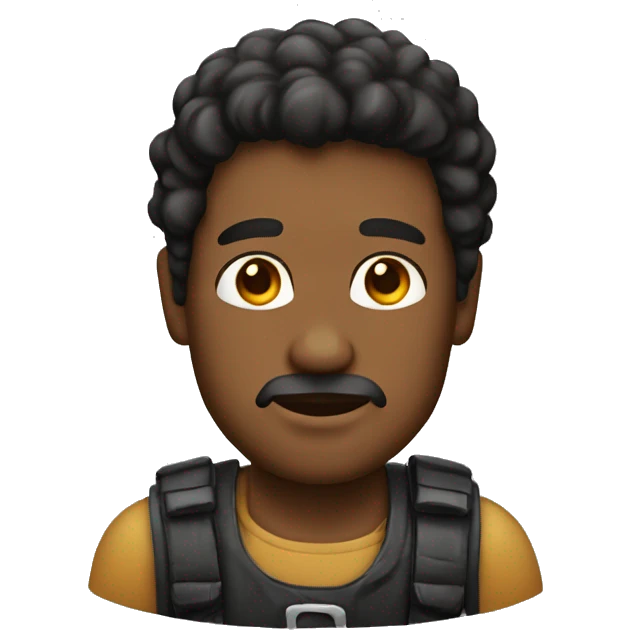 hombre treinta años, pelo negro, piel clara emoji