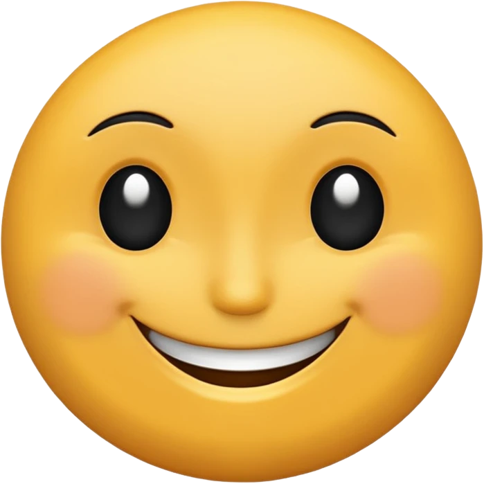 A smile face one side black on left on right white in the middle  emoji