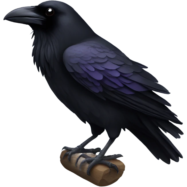 A raven emoji