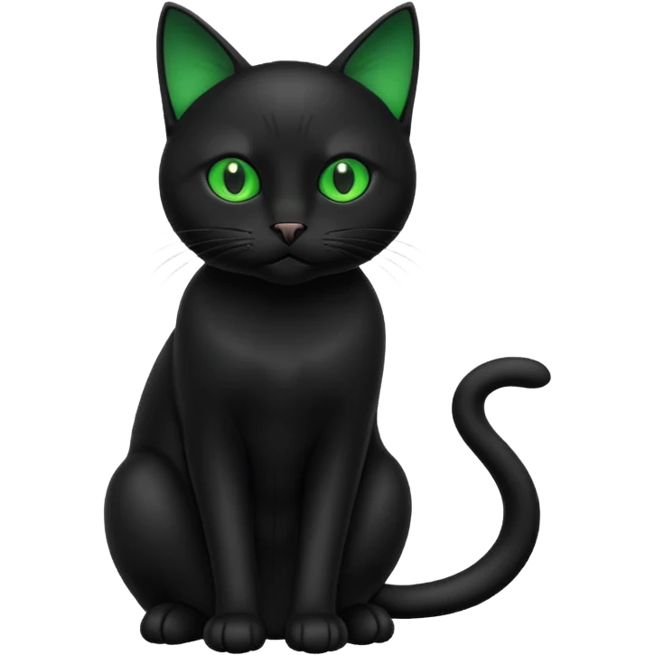 Black cat emoji